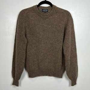 Lands' End Brown Crewneck Sweater
